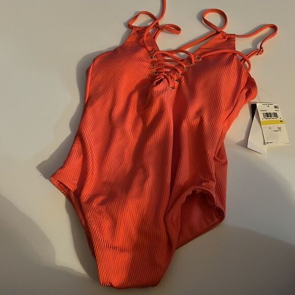 Hula Honey lace up one piece swimwear - Picture 2 of 8